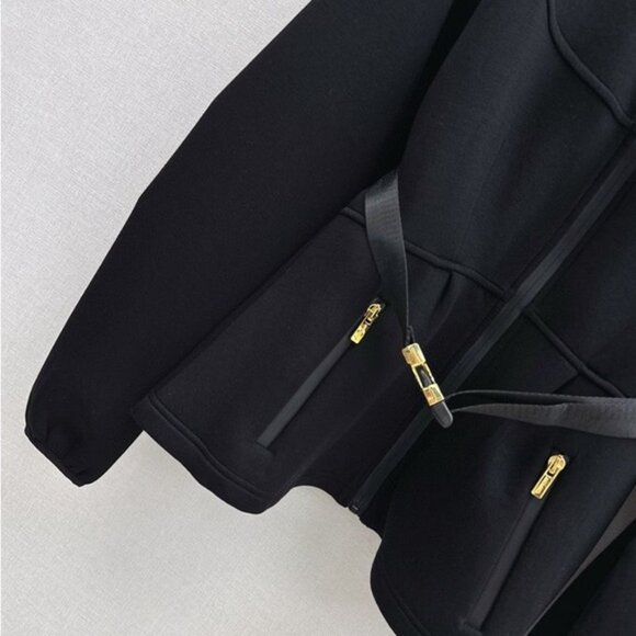 Miu Miu Black and Gold Logo Tracksuit - Picture 6 of 8